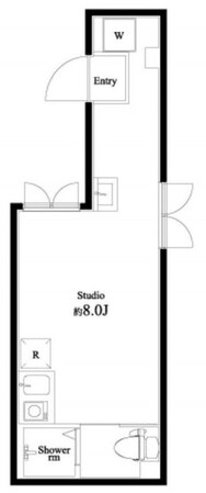 VARY′s北千住の物件間取画像